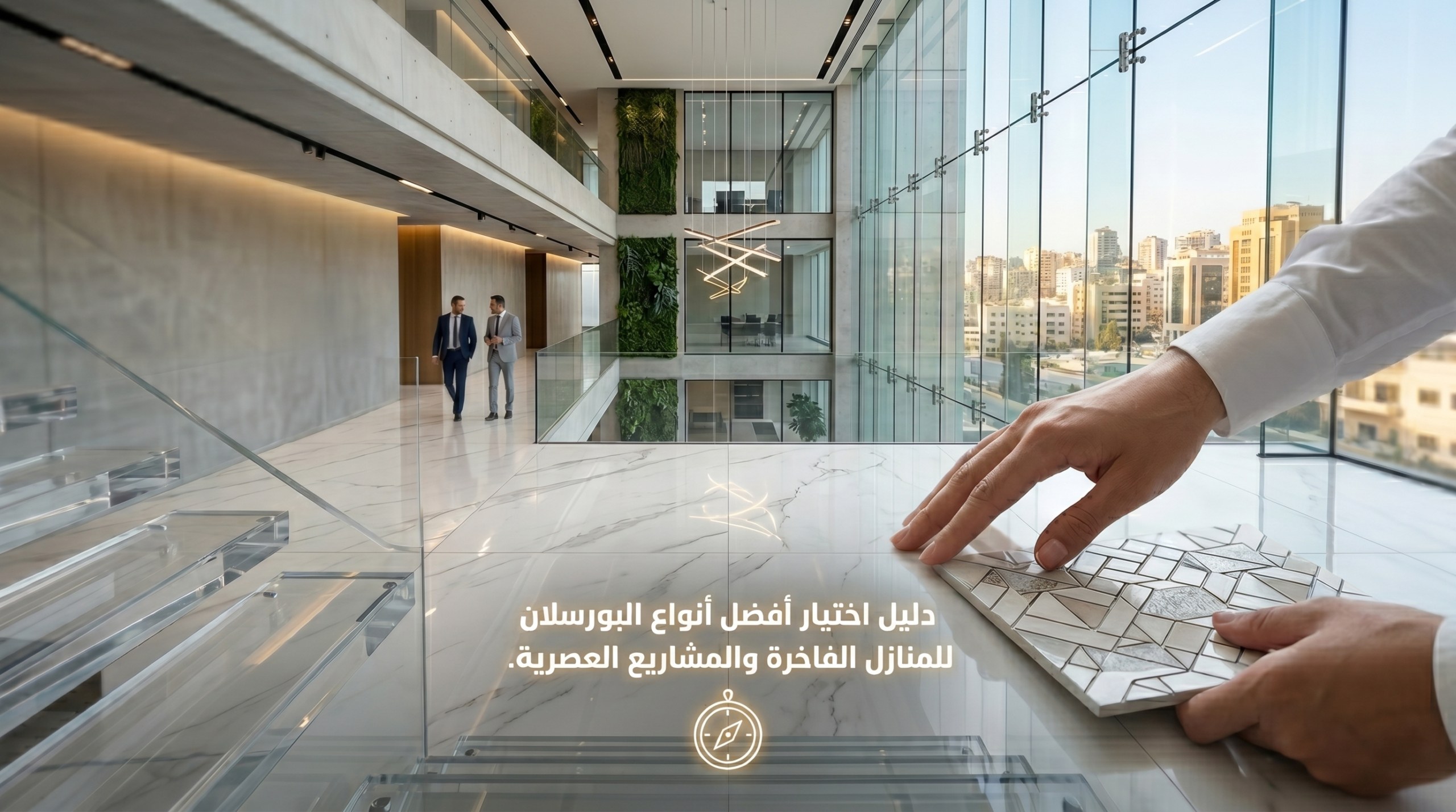 دليل اختيار أفضل أنواع البورسلان للمنازل الفاخرة والمشاريع العصرية